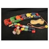 Vintage Wooden Toys, Childs Shoe Form