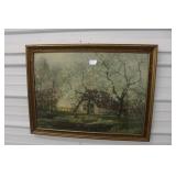 Vintage Spring Cottage Wall Art