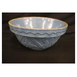 8" Blue Stoneware Bowl
