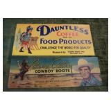 Vintage Dauntless & Gene Autry Cowboy Boots Advert