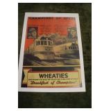 Vintage Burlington Route Wheaties Advertisement