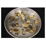 Military Buttons, Lapel Pins