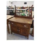 Oak Wood Wash Stand