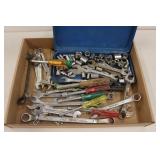Assorted Wrenches, Nut Drivers & Sockets