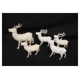 Vintage Hard Plastic Reindeer