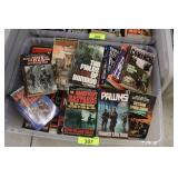 Tub of Paperback Books