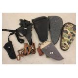 Assorted Gun Cases & Holsters