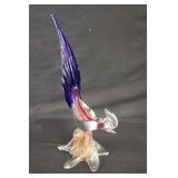 14" Art Glass Road Runner