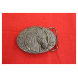 1933 Bergamot I76 Horse Belt Buckle