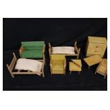 Strombecker Wood Doll Furniture