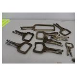 Assorted C Clamp Vice Grips