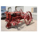 Farmall F-12 On Steel Wheels with Cultivator