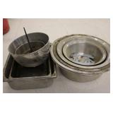 Stainless Bowls & Trays
