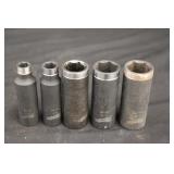 Milwaukee 3/8" SAE 6pt Sockets