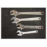 Assorted Adjustable Wrenches