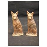 Cast Iron Rin Tin Tin Bookends