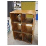 34" Wood Storage Cubby