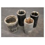 1/2" Drive Axle Nut Sockets