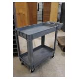 Poly 2 Shelf Utility Cart