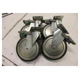 6" Swivel Casters w/Wheel Locks