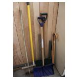 Shovels, Rake, Hoe