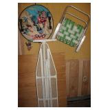 Ironing Board, Lawn Chair, Sled