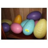 14" Plastic Lawn Easter Eggs