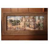 Barn Wood & Tin John Deere Tractor Wall Art