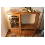 Solid Oak Entertainment Center