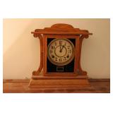 Ingraham 8 Day Oak Mantel Clock