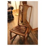 Antique Oak Sewing Rocker