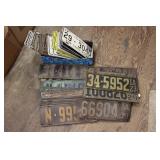 Vintage Iowa License Plate Collection