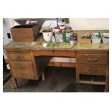 Desk & Contents