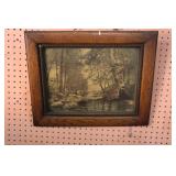 Antique Oak Framed Print