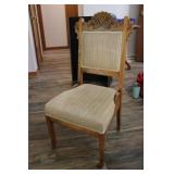 Antique Upholstered Parlor Chair