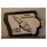 Champion Sparkplug Iowa Advertisement