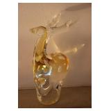 8" Art Glass Deer