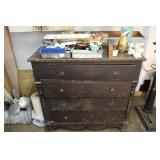 Antique Dresser & Contents