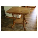 Antique Oak Parlor Table