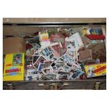 Trunk Full of 1980s Baseball & Football Cards