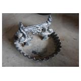 Antique Cast Iron Decorative Boot Scrapper