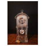 Bleikristall 11" West Germany Crystal Clock