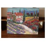 Oil on Canvas "Tuscany Poppies"