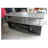 Gray Pressed Wood TV Stand