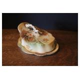 Antique Victorian Covered Cheese Dish