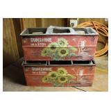 Modern Metal Decorative Planter Boxes