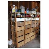24 Drawer Garage Shelf/Organizer