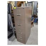 26.5"x15"x52" Four Drawer Filing Cabinet