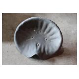 Vintage Metal Implement Seat