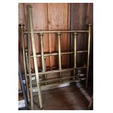 Full Sized Brass Bed
